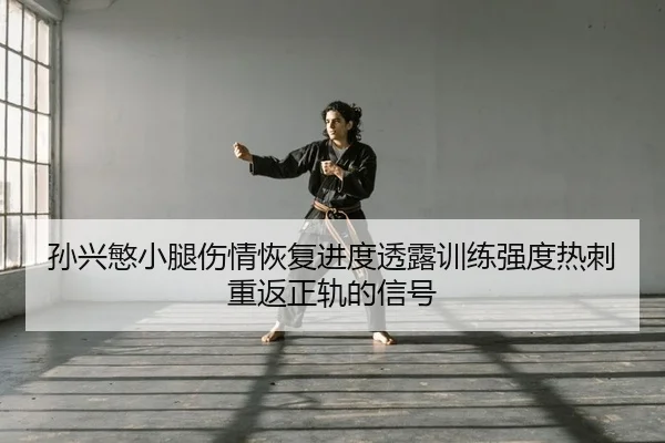 孙兴慜小腿伤情恢复进度透露训练强度热刺重返正轨的信号